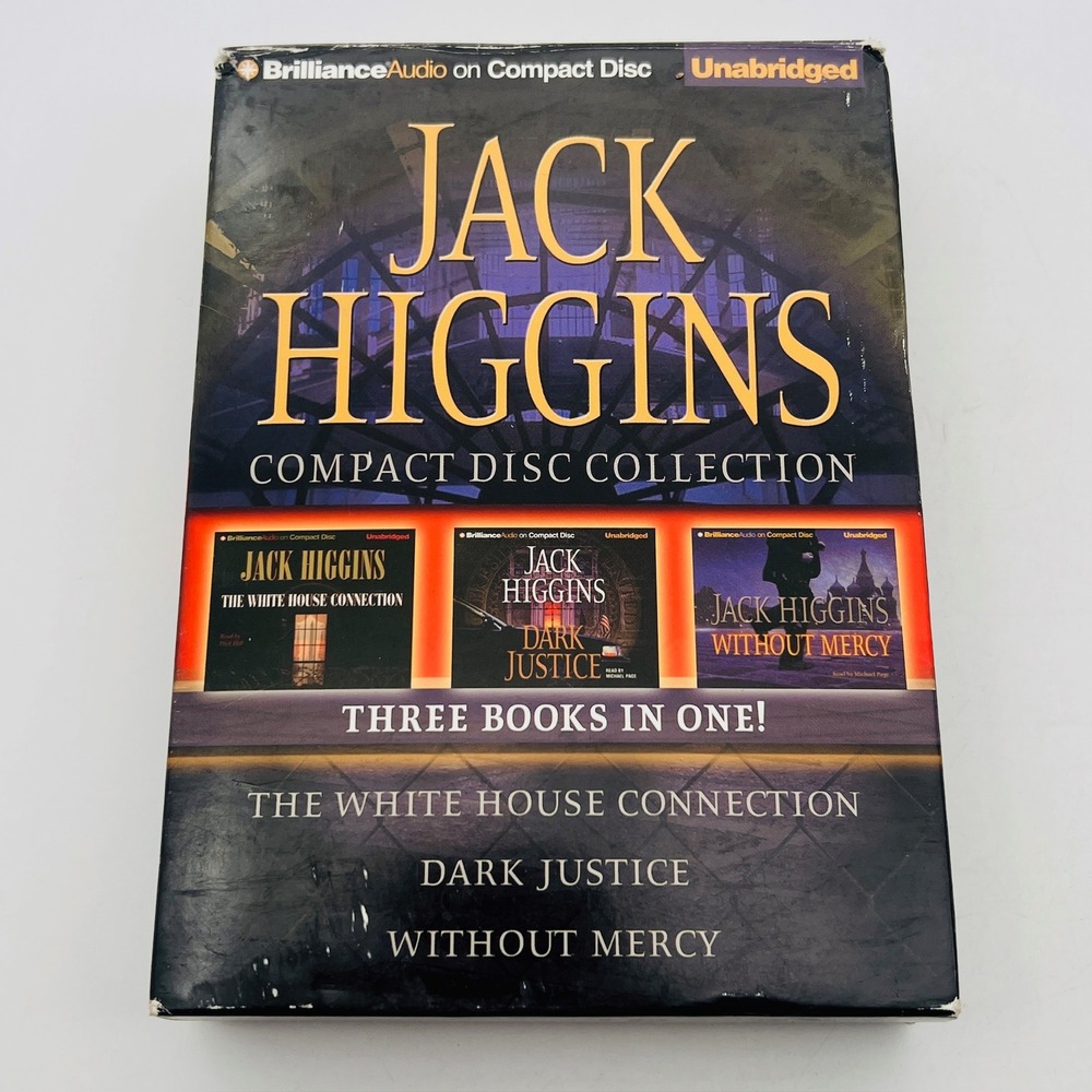 Jack Higgins Audiobook CD Lot 3 Judas Gate Without Mercy Unabridged - Picture 6 of 9